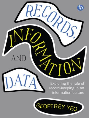 cover image of Records, Information and Data